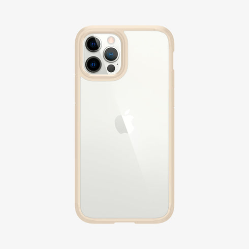 ACS01618 - iPhone 12 Pro Max Case Ultra Hybrid in crystal clear showing the back